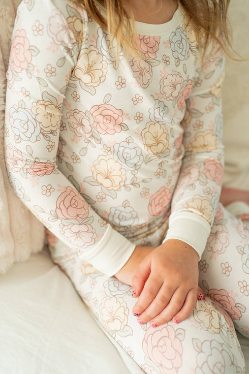 blue-pastel-floral-two-piece-pajama-set Boosh Baby - Sophia's Style-6
